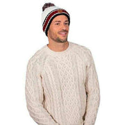 Cabaia Balmoral Beanie - White/Red