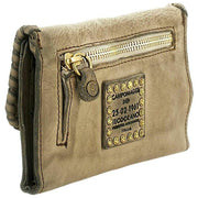 Campomaggi Cortona Stud Coin Purse - Cement Grey