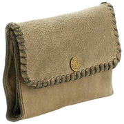Campomaggi Cortona Stud Coin Purse - Cement Grey
