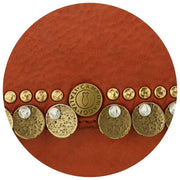 Campomaggi Felloniche Stud Coin Purse - Brick Orange