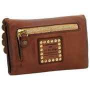 Campomaggi Felloniche Stud Coin Purse - Cognac Tan
