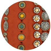 Campomaggi Forte Dei Marmi Rhinestone Purse - Brick Orange
