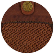 Campomaggi Pisa Ornella Woven Purse - Cognac Tan