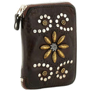 Campomaggi Siena Flower Stud Purse - Military Green