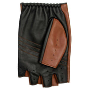dents-cadwell-fingerless-two-colour-leather-driving-gloves---cognac-brownblack-34490350