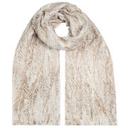 dents-feather-print-lightweight-scarf---sand-34437261