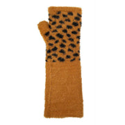 dents-spotted-feather-yarn-knitted-wrist-warmers---tan-beige-34478261