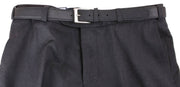 BRUHL Robert Classic Wool Mix Smart Trousers - Anthracite Grey
