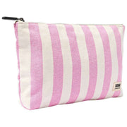 roka-maida-vale-medium-cotton-canvas-pouch---sherbet-multi-stripe-pinkwhite-35904723