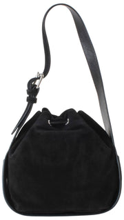 Vivienne Westwood Stacey Suede Leather Bucket Bag - Black