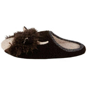totes-toasties-novelty-applique-mule-slippers---brown-34474077