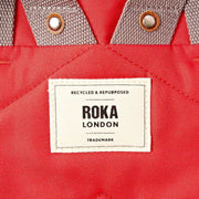 roka-finchley-a-small-recycled-canvas-backpack---scarlet-red-35910079