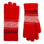 dents-jacquard-geometric-knitted-gloves---berry-red-34478146