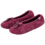 isotoner-terry-ballerina-slippers---burgundy-34523050