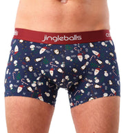 Comfyballs Cotton Regular Boxer - Christmas Blue