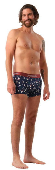 Comfyballs Cotton Regular Boxer - Christmas Blue