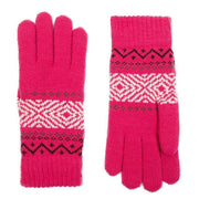 dents-jacquard-geometric-knitted-gloves---fuchsia-pink-34478139