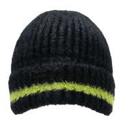 dents-feather-yarn-beanie-hat---blacklime-green-34492448