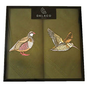 Dalaco Woodcock and Partridge Handkerchief Set - Green/Brown