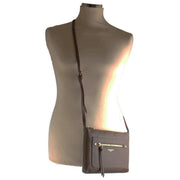 David Jones Basic Small Across Body Bag - Dark Taupe