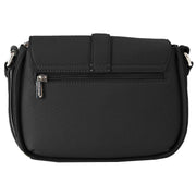 David Jones Half Flap Saddle Bag - Black