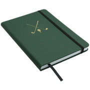 David Van Hagen Golf A5 Notebook - Green/Gold