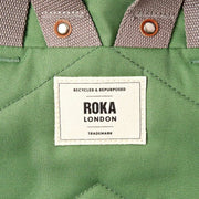roka-finchley-a-small-recycled-canvas-backpack---artichoke-green-35910030