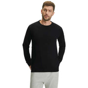 falke-pima-interlock-long-sleeve-crew-neck-t-shirt---black-35285769