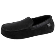 isotoner-square-patterned-smart-moccasin-slippers---black-34523231