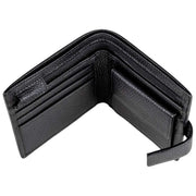 Dents Aire Coin Bifold Wallet - Black