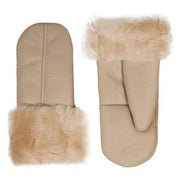 Dents Alice Sheepskin Mittens - Camel Beige Nappa