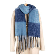 Dents Blanket Scarf - Navy