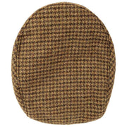 Dents Blashford Tweed Flat Cap  - Chestnut Brown