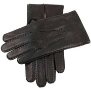 Dents Cambridge Cashmere-Lined Leather Gloves - Black