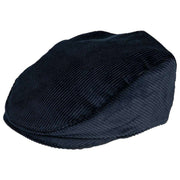 Dents Corduroy Flat Cap - Navy