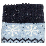 Dents Fair Isle Jacquard Design Knitted Gloves - Cornflower Blue