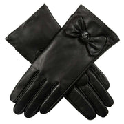Dents Faye Touchscreen Wool-Lined Leather Gloves - Black