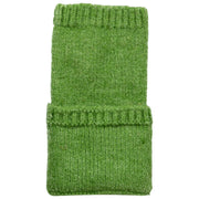 Dents Fingerless Knitted Wrist Warmers - Apple Green