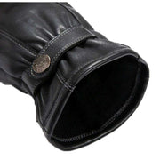 Dents Haworth Touchscreen Leather Gloves - Black