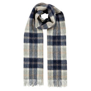 Dents Lambswool Scarf - Silver Bannockbane