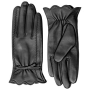 Dents Mosie Touchscreen Leather Gloves - Black