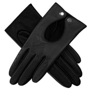 Dents Oulton Touchscreen Leather Driving Gloves - Black