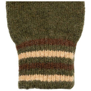 Dents Salcombe Rib Knit Gloves - Olive Green