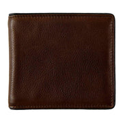 Dents Severn Leather RFID Blocking Bifold Wallet - Dark Tan/Black