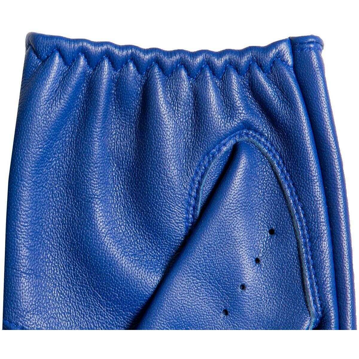 mens blue leather dress gloves Azzurro blue driving gloves