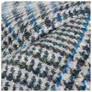 Dents Stanwick Tweed Flat Cap - Blue