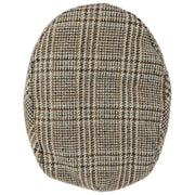 Dents Stanwick Tweed Flat Cap - Brown