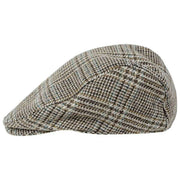 Dents Stanwick Tweed Flat Cap - Brown