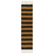 Dents Stripe Blanket Scarf - Camel Beige/Black