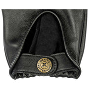 Dents The Suited Racer Gripper Leather Driving Gloves - Black